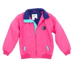 Vintage London Fog Kids Colorblock Jacket 90s Windbreaker Size 10 /‎ 12